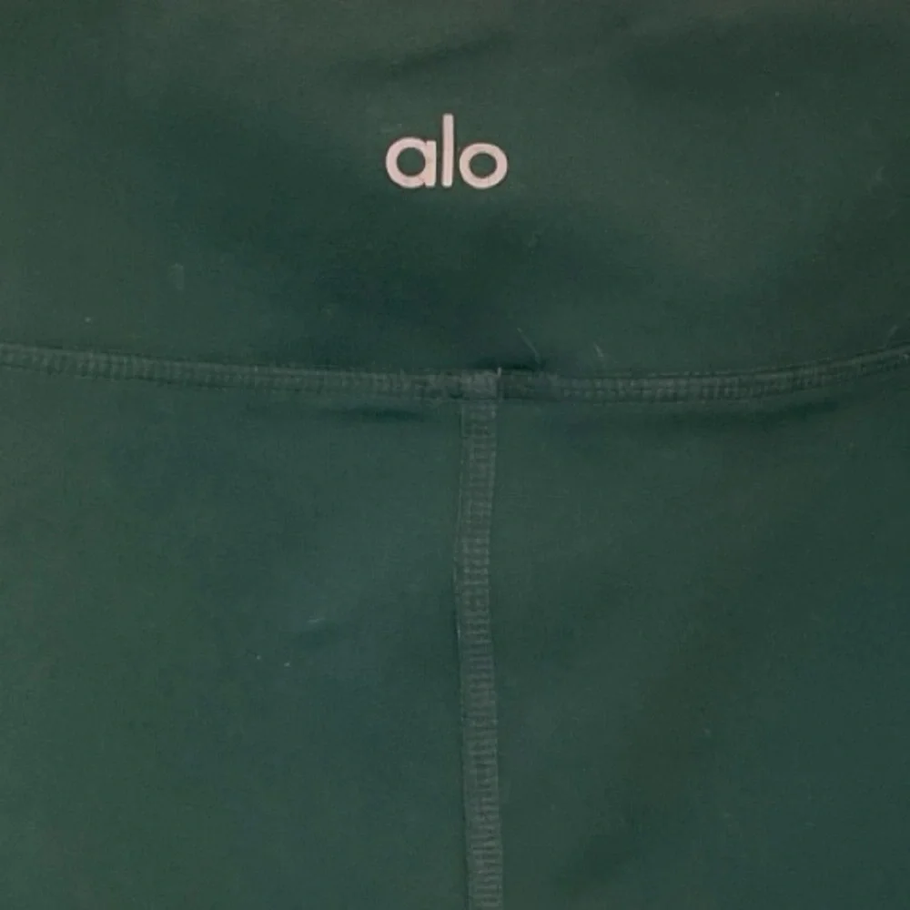 Alo Yoga High Waist Moto Emerald Leggings Small